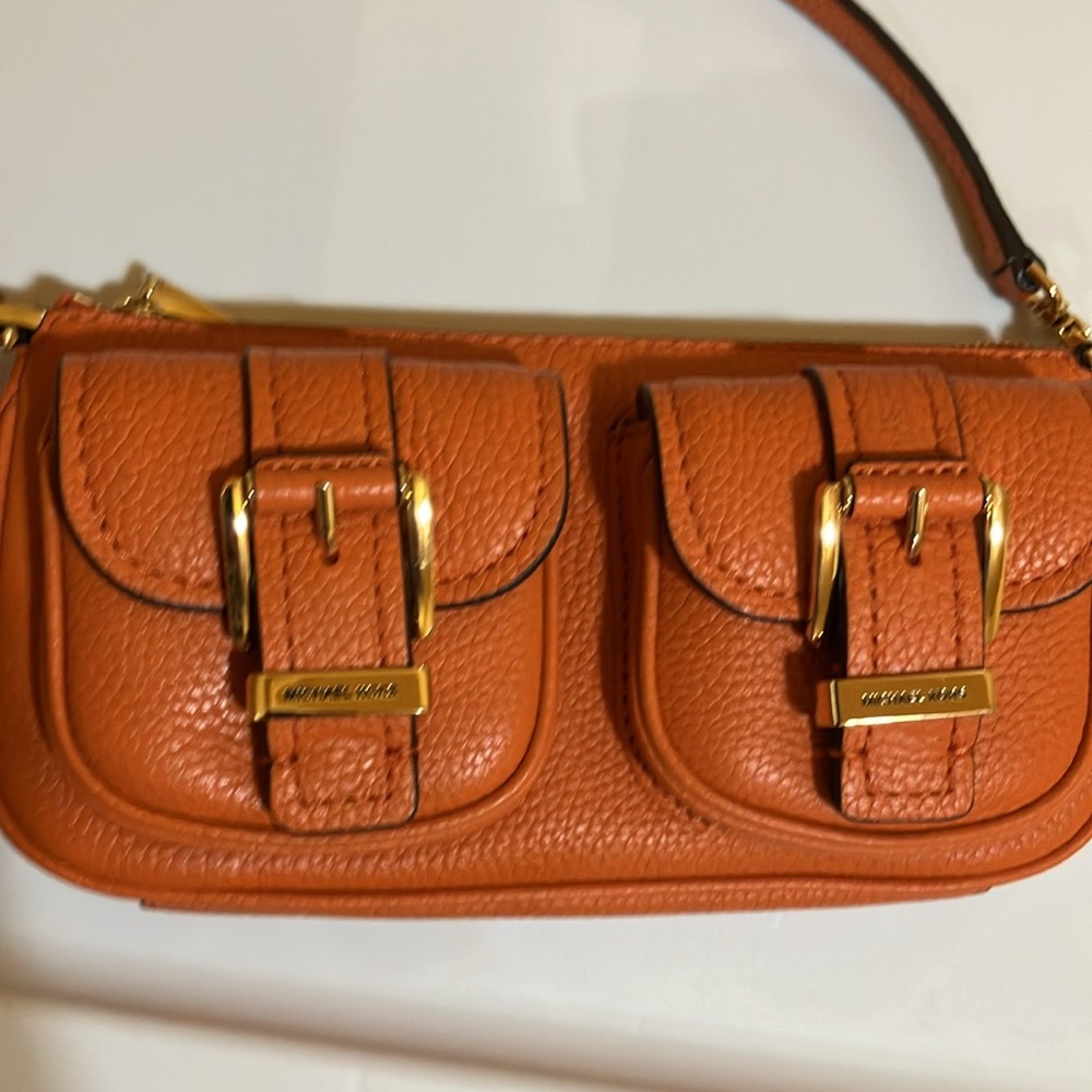 Michael Kors ZOE orange punch Pochette - Picture 2 of 13